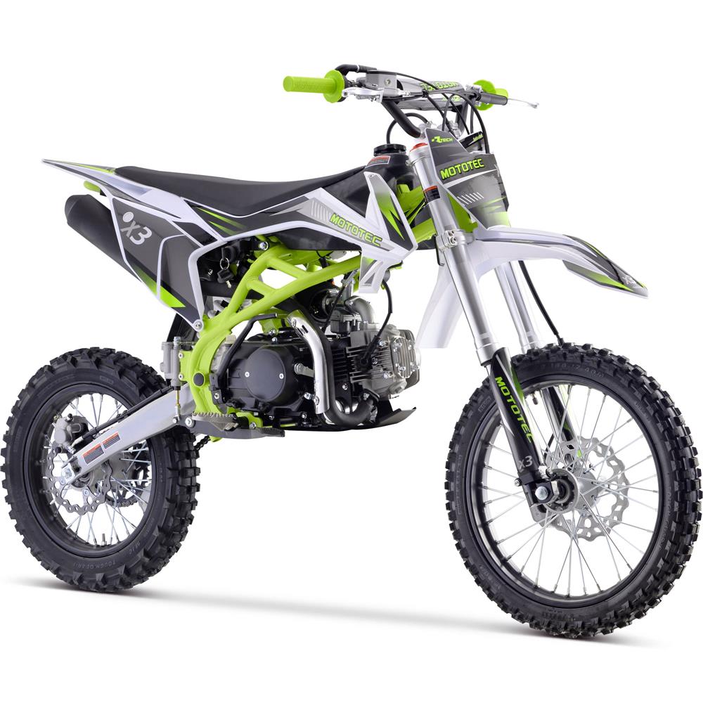 MotoTec X3 125cc 4-Stroke Gas Dirt Bike