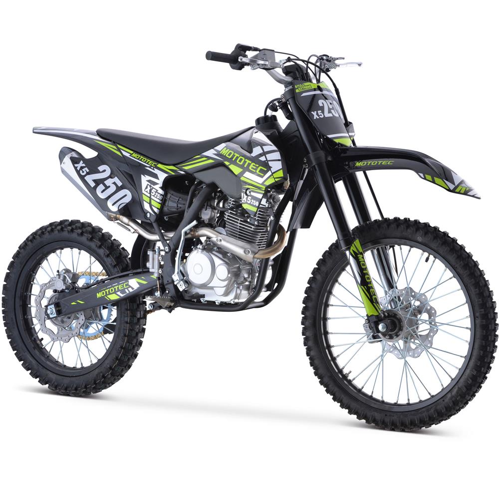 MotoTec X5 250cc 4-Stroke Gas Dirt Bike