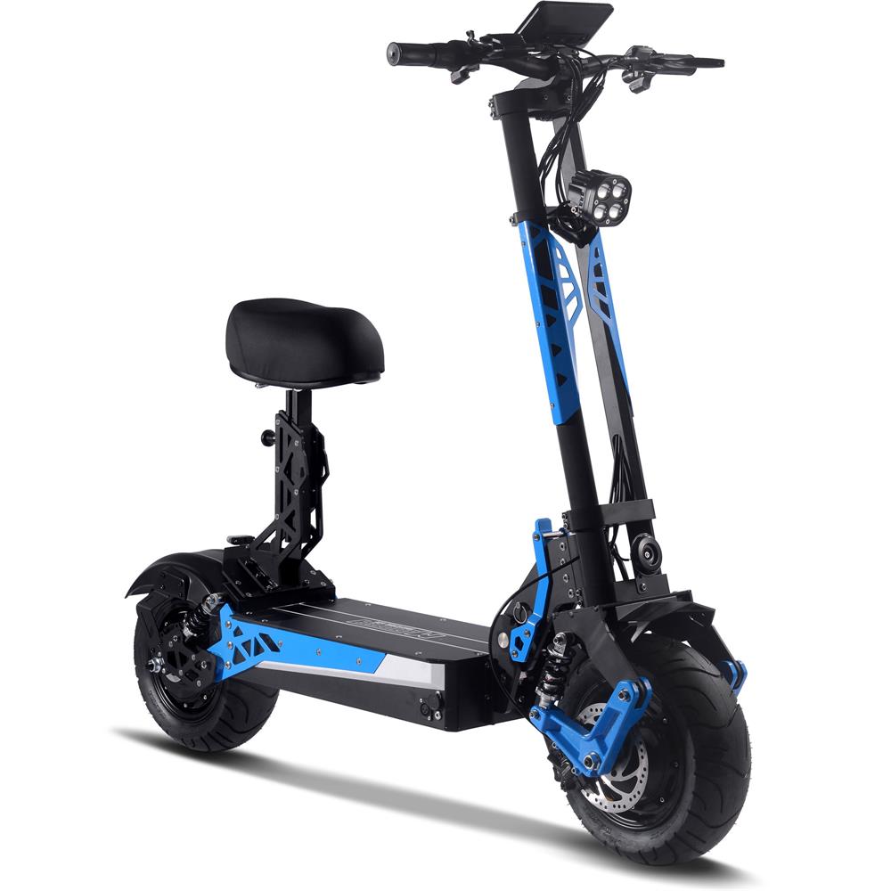 MotoTec Switchblade 60v 4000w Litio Patinete Eléctrico Azul