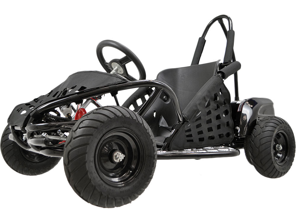 MotoTec Todoterreno Go Kart 48v 1000w Negro