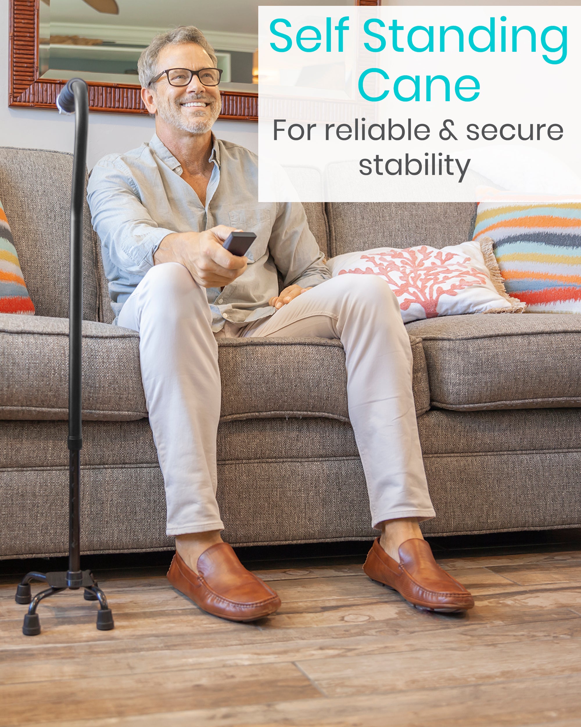 Vive Health Quad Cane